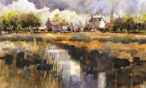 Behind Every Story watercolor
