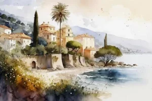 the beauty of a rich watercolor